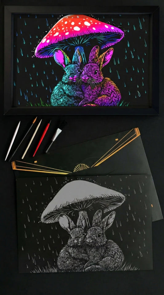 Zdrapka Artystyczna: Mieszkańcy Polskich Lasów